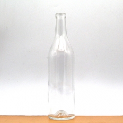 Werbeartikel, meistverkaufte benutzerdefinierte Logo bedruckte Klarglas-Weinflasche